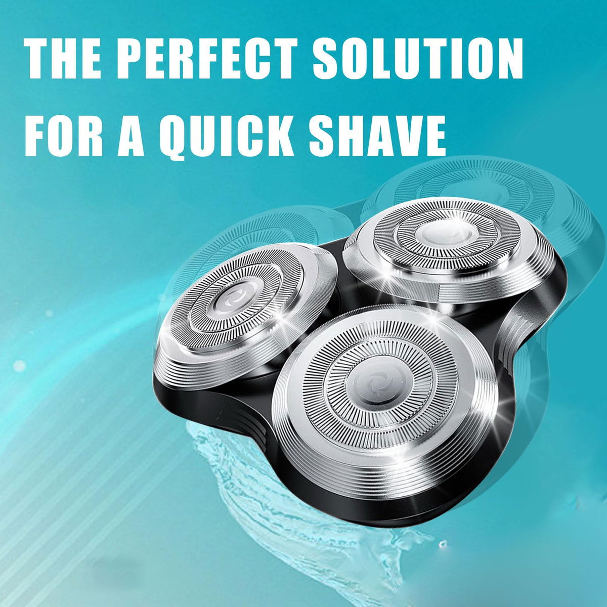 Audoc SH90 head rinses clean under running water for hygiene.