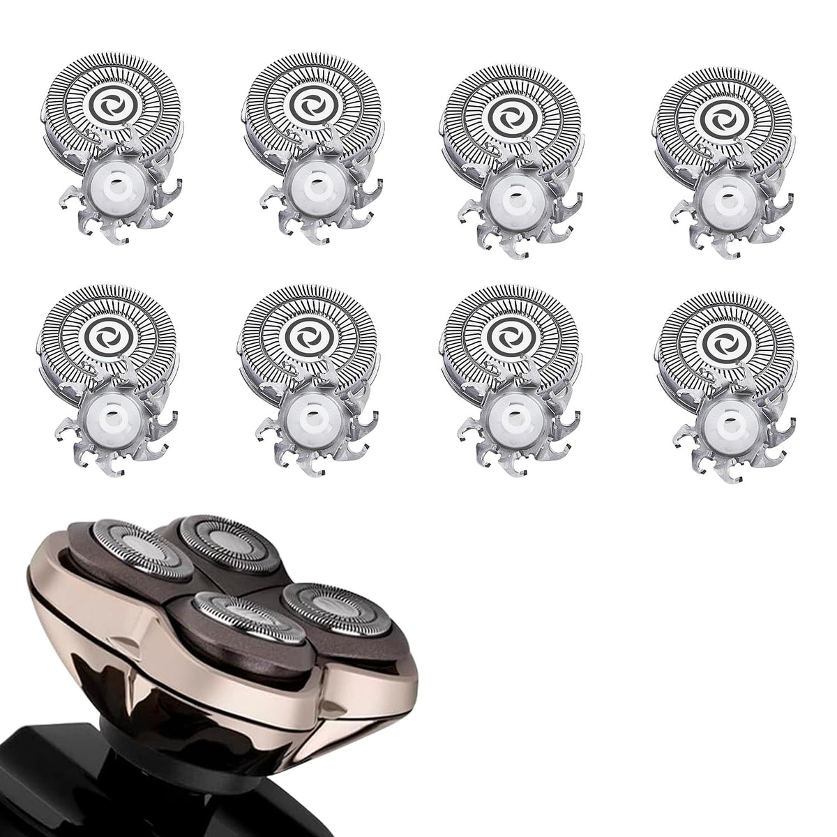 Audoc shaver blades for Pitbull Gold PRO with four-head design for smooth, skin-safe shaving.