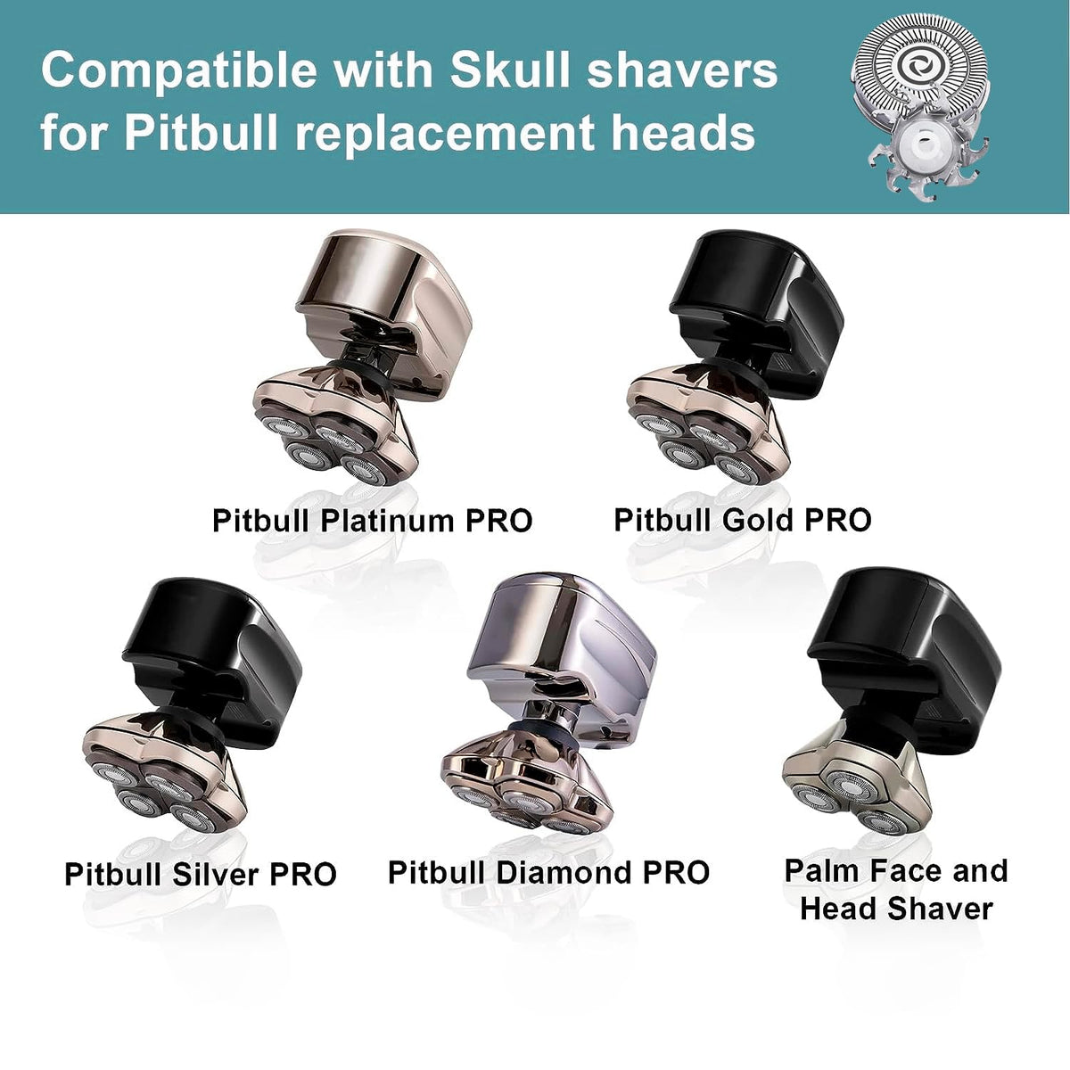 Audoc replacement blades for Pitbull Silver PRO delivering close, comfortable grooming.