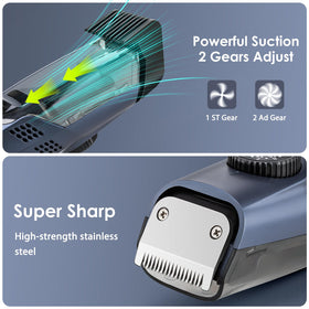 Audoc two adjustable combs enable precise beard and sideburn styling.