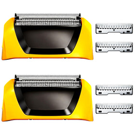 Audoc Wahl foil head yellow 2pc close-up for precise shaves.