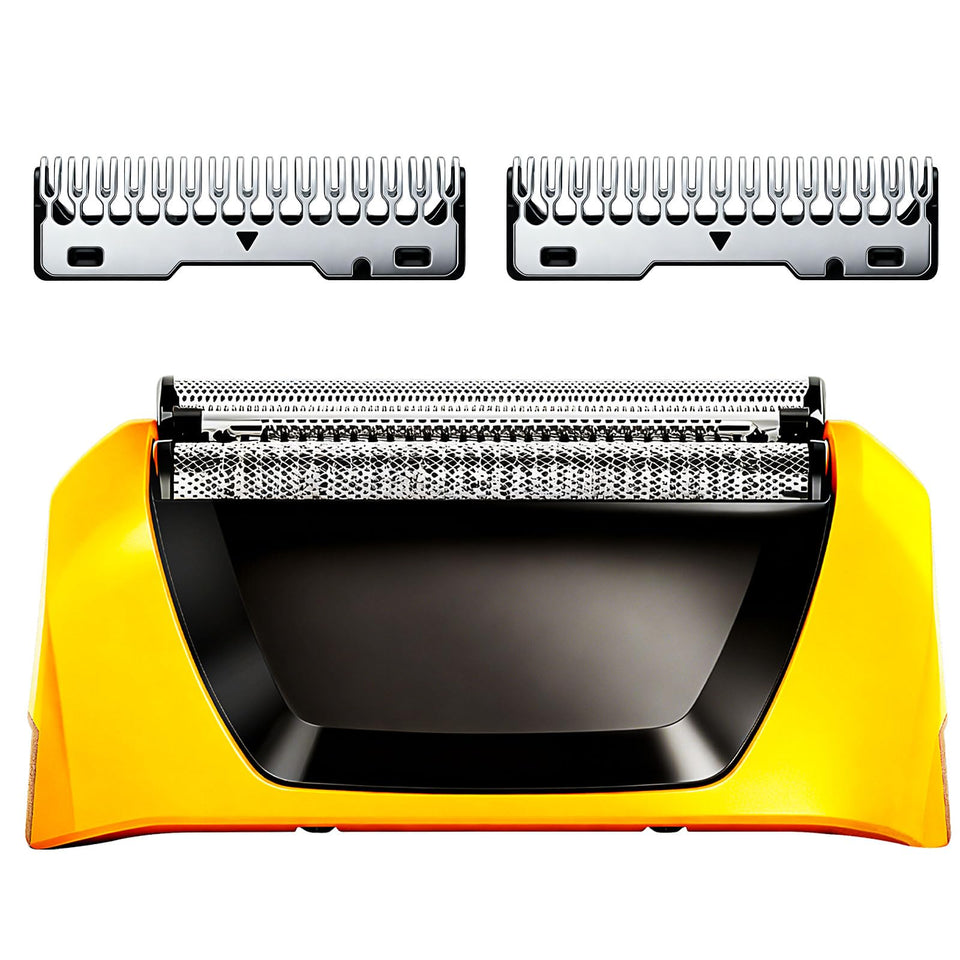 Audoc Wahl 7061 replacement foil head for yellow Lifeproof shaver, durable and corrosion-resistant.