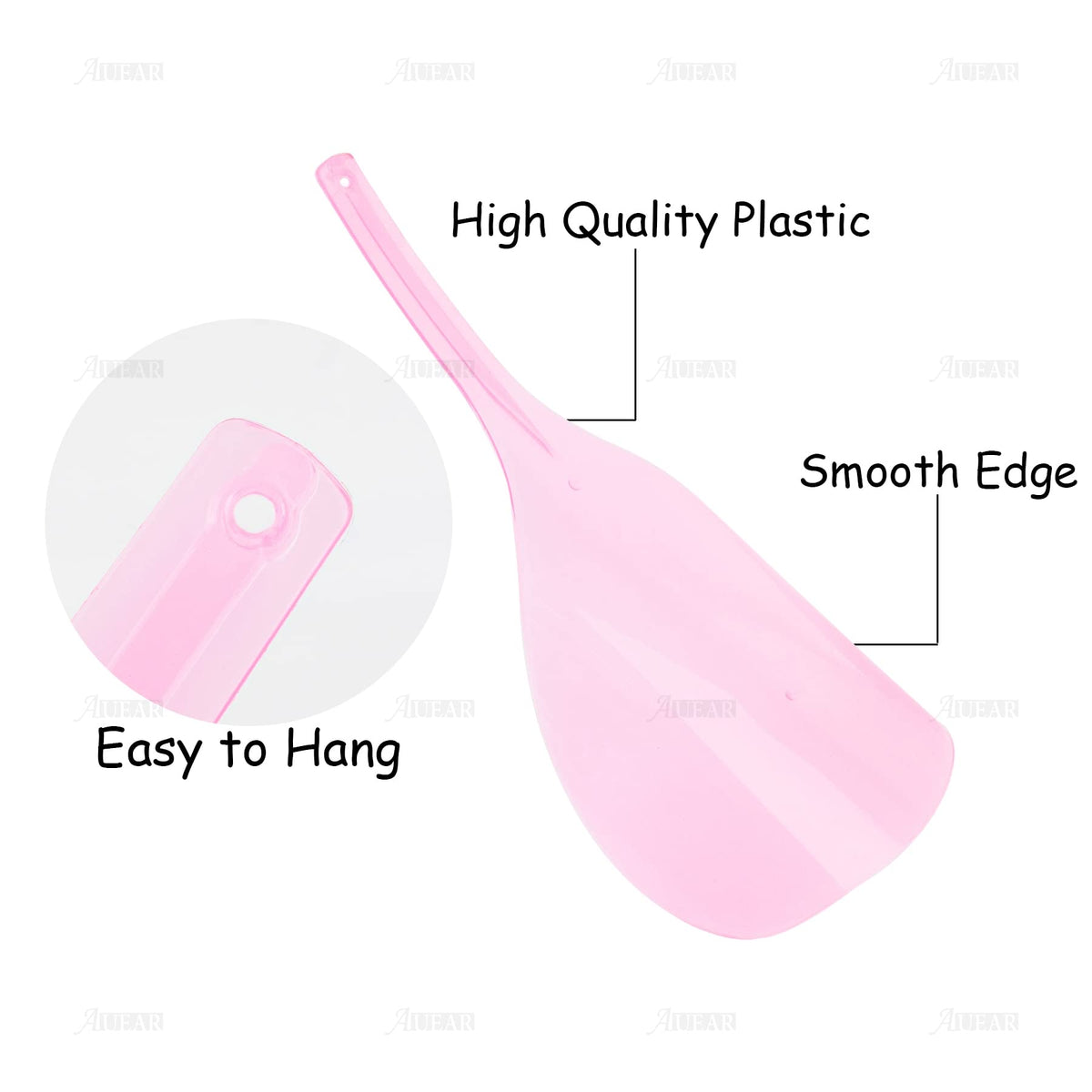 Pink shield protects makeup during hair and color treatments
