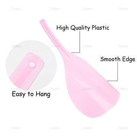 Pink shield protects makeup during hair and color treatments