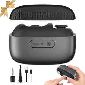 Augrz electric nail clipper 3in1 for precise fingernail and toenail trimming