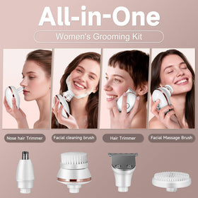 Augrz massage brush added after shaving for a soothing finish.