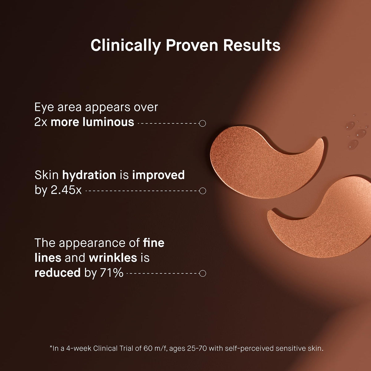 Augustinus Bader Eye Patches brighten dark circles with refreshing hydration.
