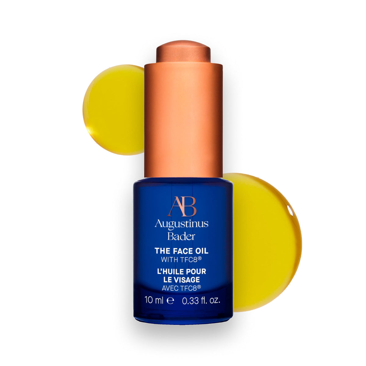 Augustinus Bader The Face Oil travel-size bottle provides quick hydration and a dewy glow.