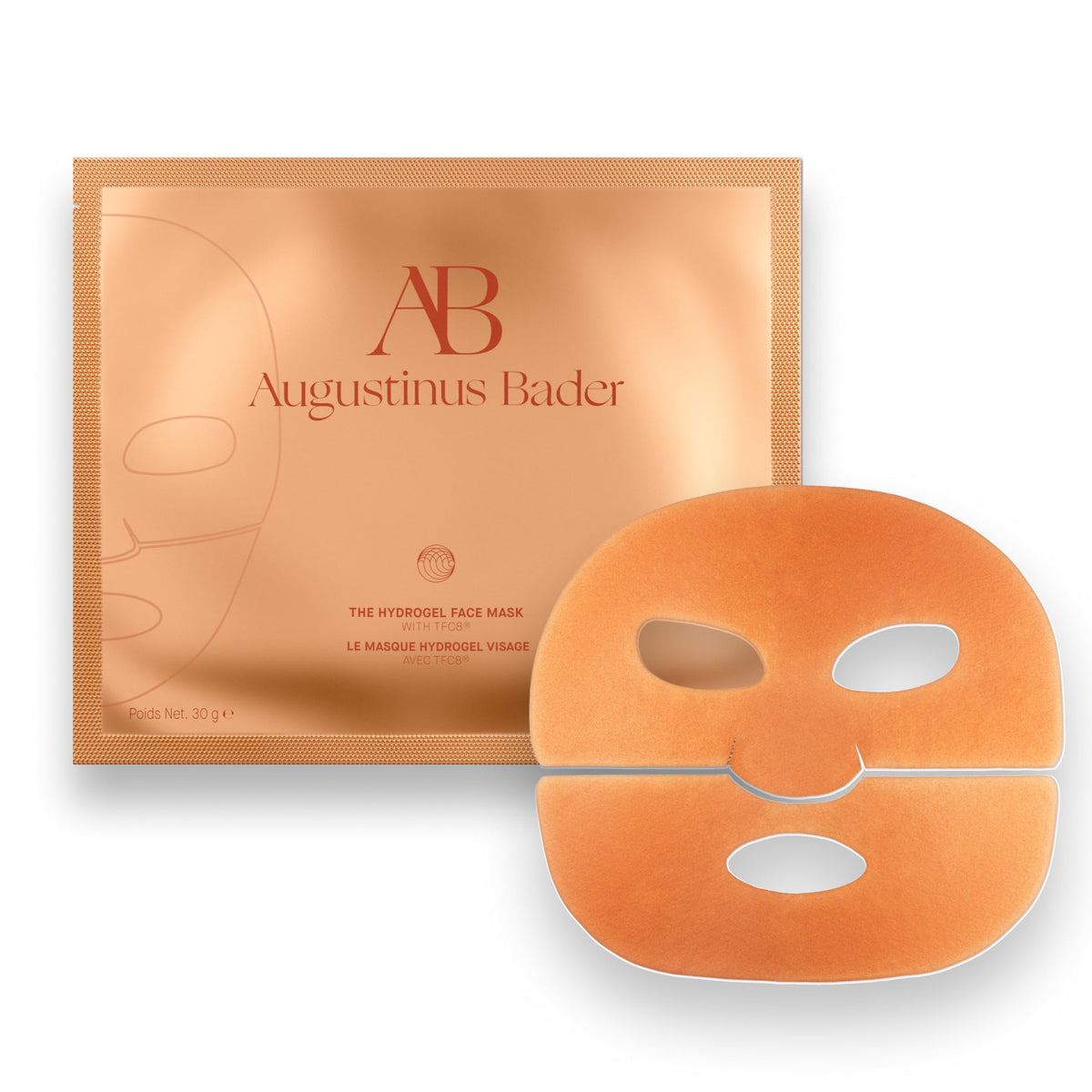 Augustinus Bader Hydrogel Face Mask cooling application for instant hydration