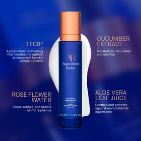 Augustinus Bader The Cream Cleansing Gel supports the skin barrier while refreshing the complexion.