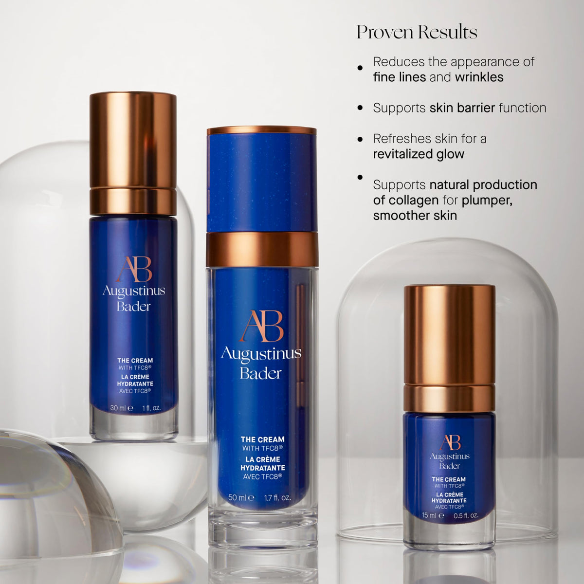 Augustinus Bader The Cream on neck and décolleté for balanced hydration