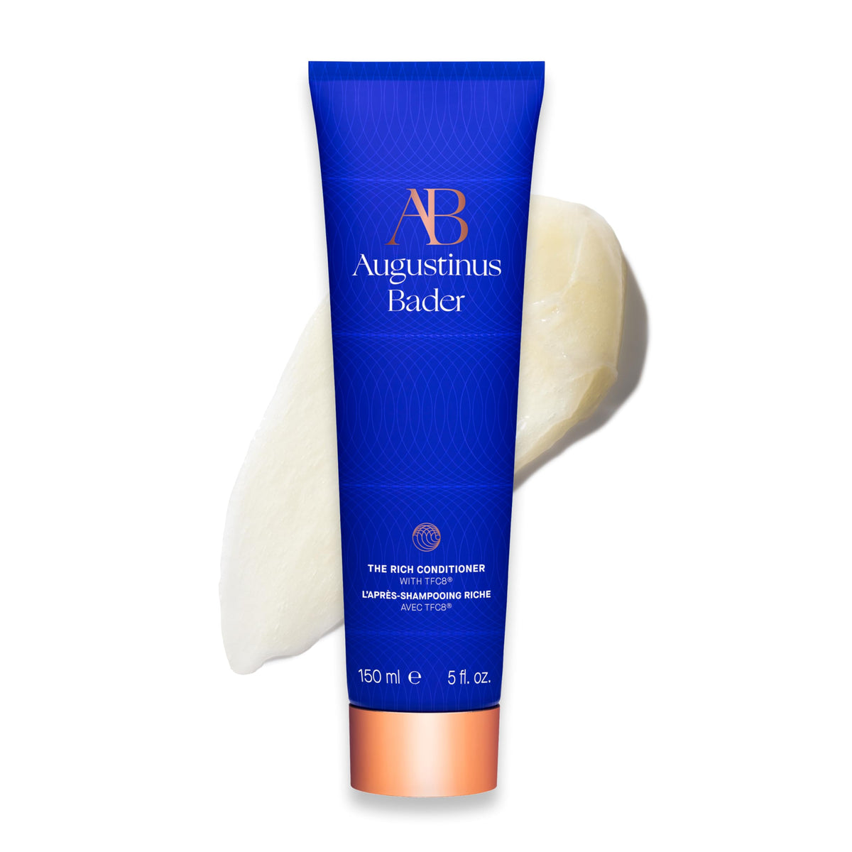 Augustinus Bader The Rich Conditioner bottle showcases premium hydration for dry hair.