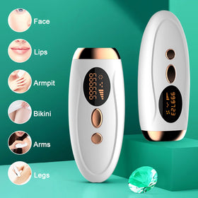 AUITRONCARE IPL device control panel shows simple settings.