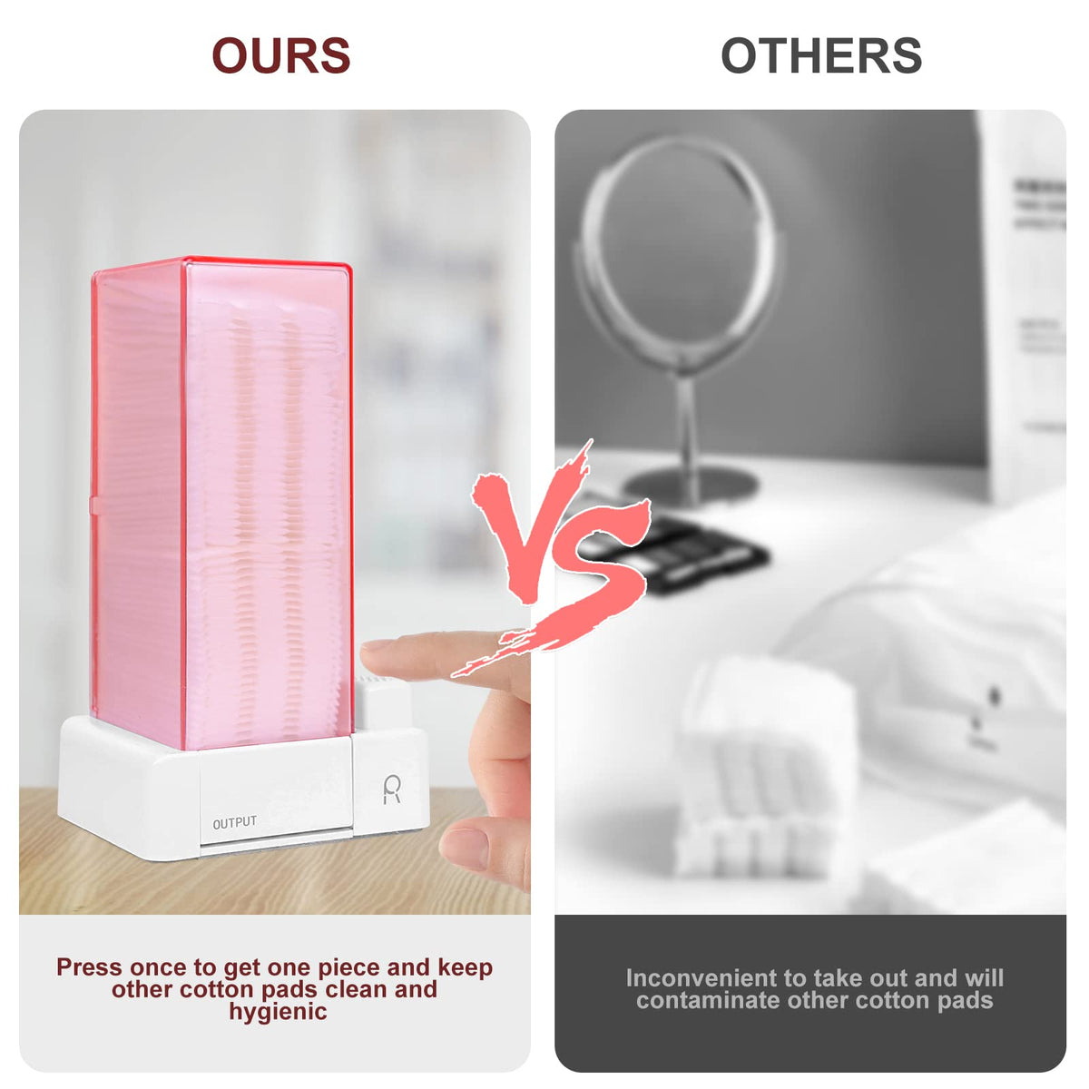 Aukiron translucent body shows pad level for easy refills