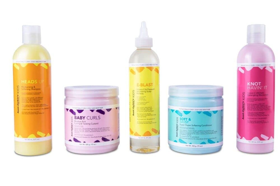 Aunt Jackie's Heads Up Shampoo bottle ready to cleanse gently and ease detangling for kids