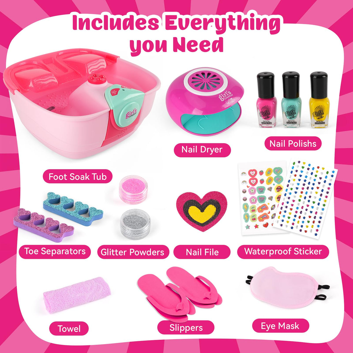 AuntyFey Kids Spa Day Kit eye mask for relaxing spa moments