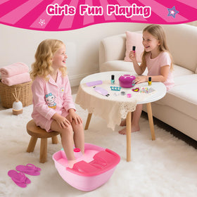 AuntyFey Kids Spa Day Kit pedicure tools for pretend grooming