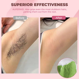 Auperwel 20 sticks pack enables precise, mess-free waxing at home
