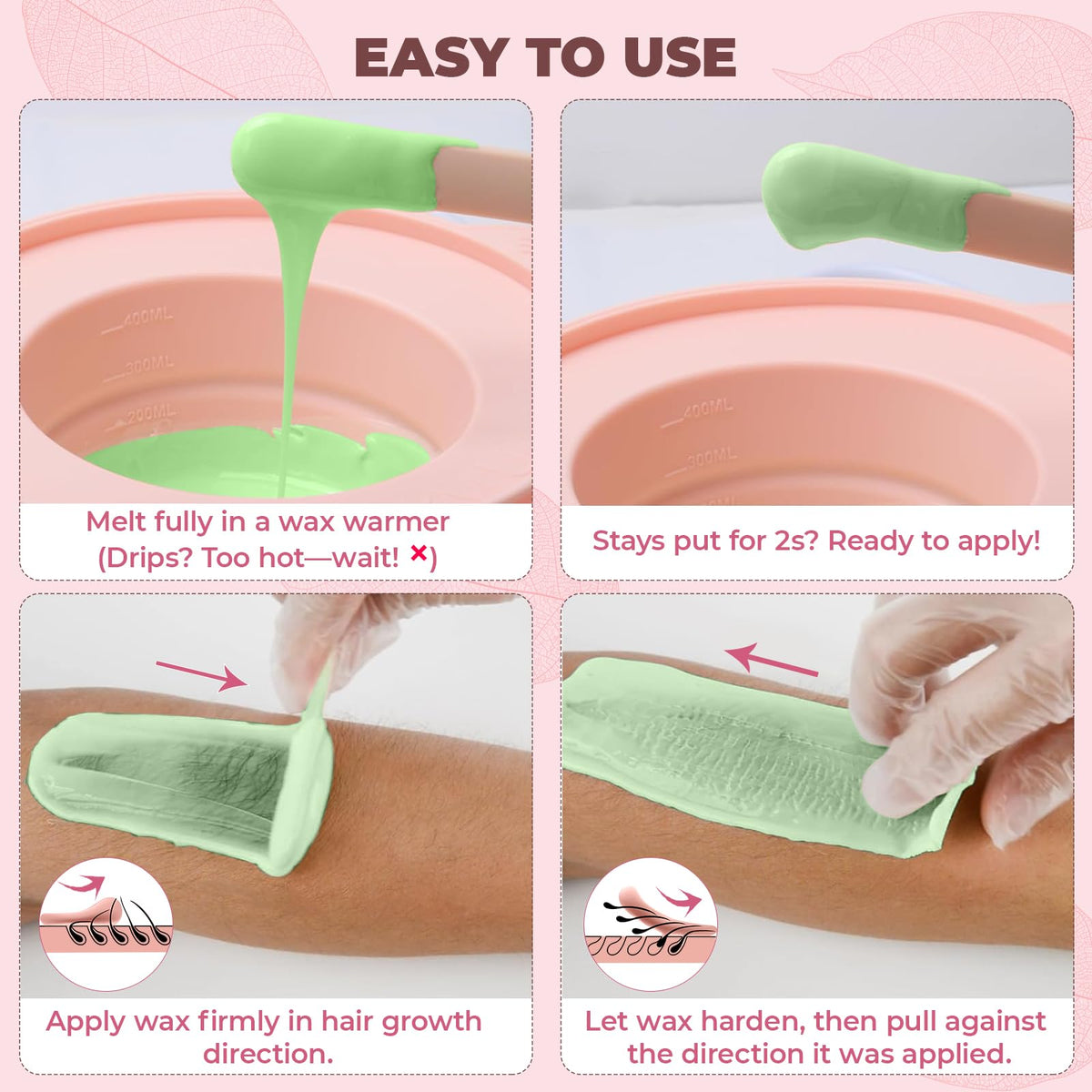 Auperwel home wax kit setup for privacy and professional results