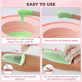 Auperwel home wax kit setup for privacy and professional results
