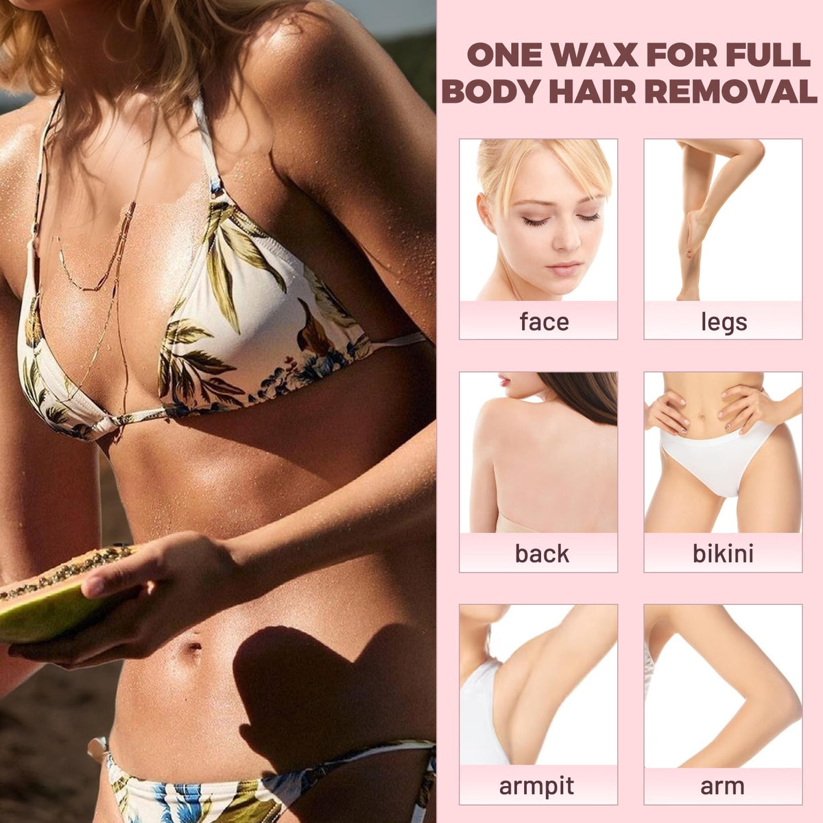 Auperwel skin-friendly wax formula suitable for at-home use