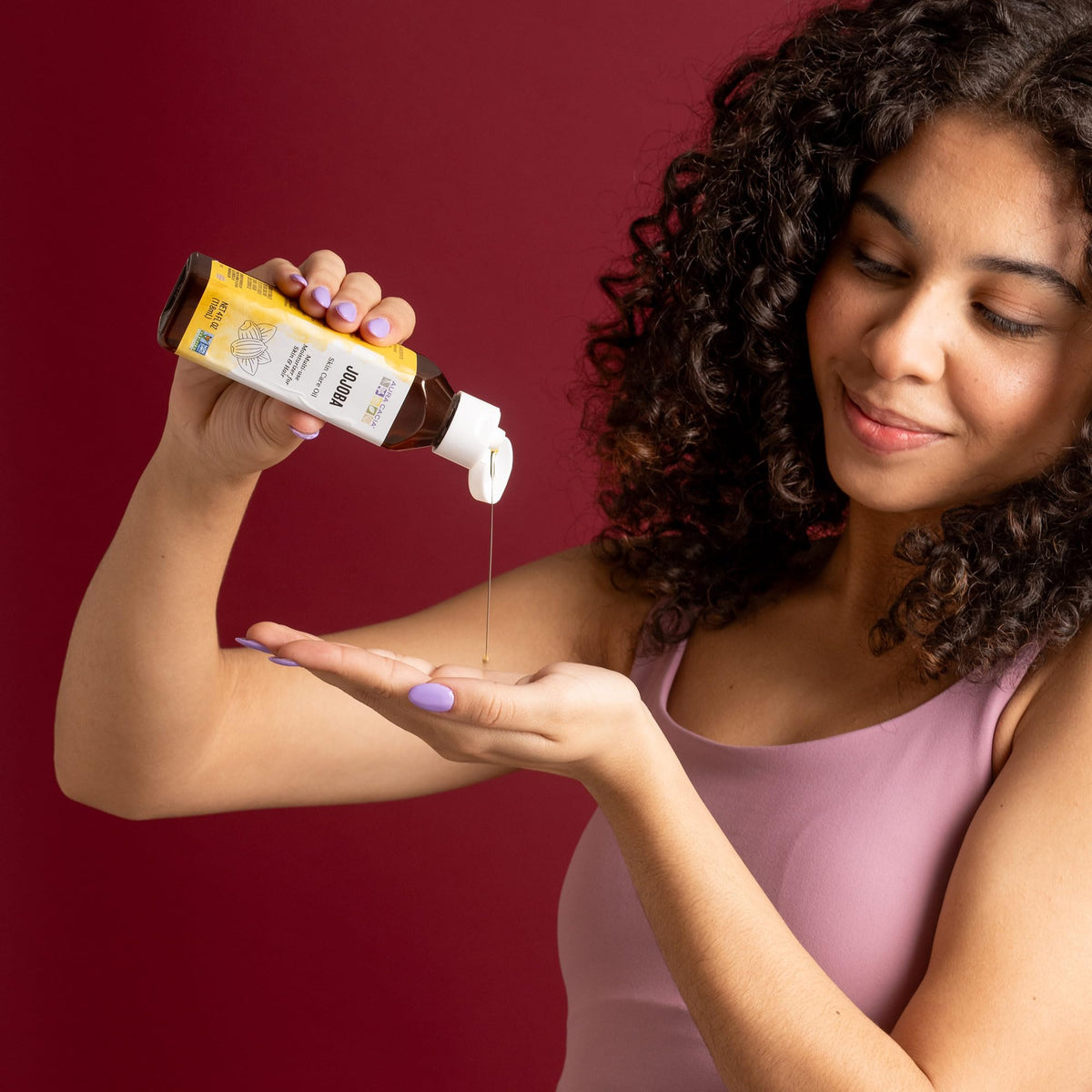 Aura Cacia Balancing Jojoba Oil blended with essential oils