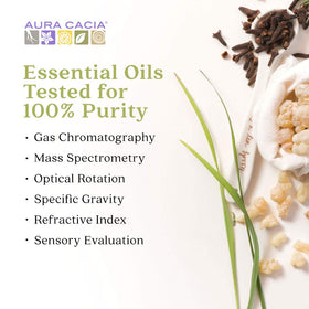 Aura Cacia Deep Rosehip Serum ingredients geranium and clary sage for balanced skin support