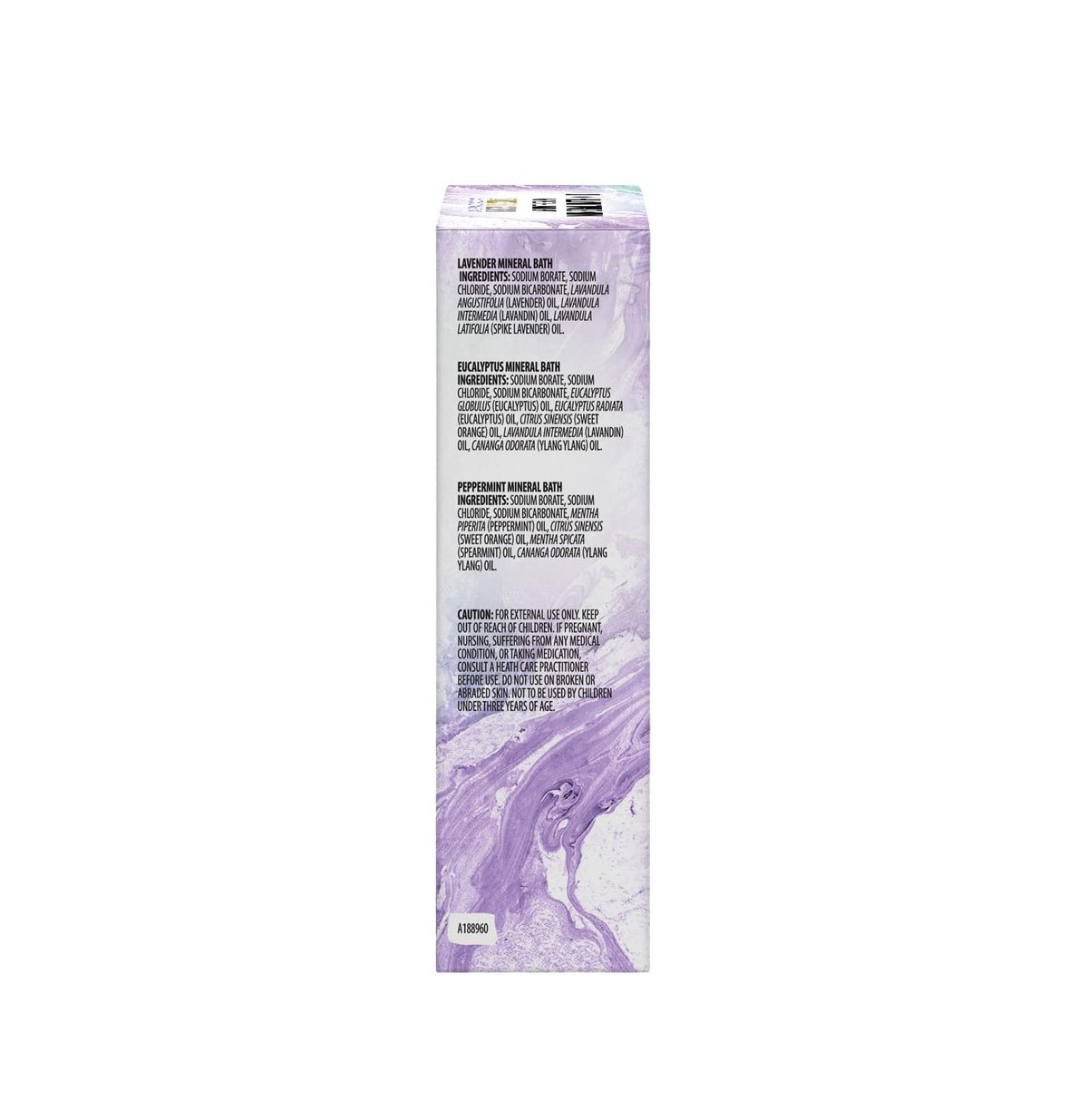 Aura Cacia Mineral Bath Kit peppermint packet for energizing mood and vitality