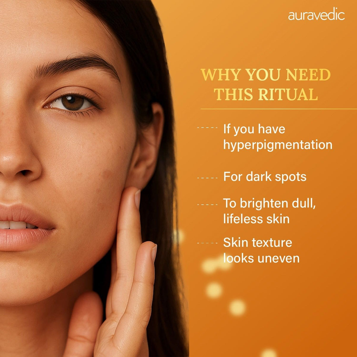 Auravedic Kumkumadi Oil and Skin Oil Combo texture swirls to indicate quick absorption.