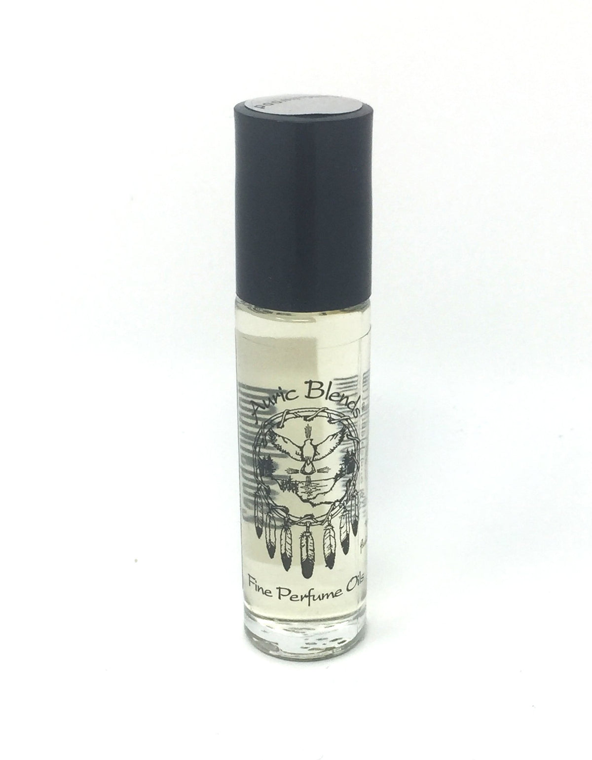 Hand applying Auric Blends Sandalwood Roll-On to pulse point