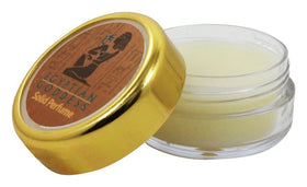 Auric Blends Egyptian Goddess perfume close-up highlights warm musk and delicate florals.