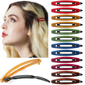 AURORA PIN 12pc hair barrettes set offers versatile styling options.