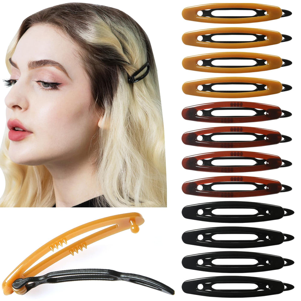 AURORA PIN 12-piece hair barrettes set packaging, gift-ready.