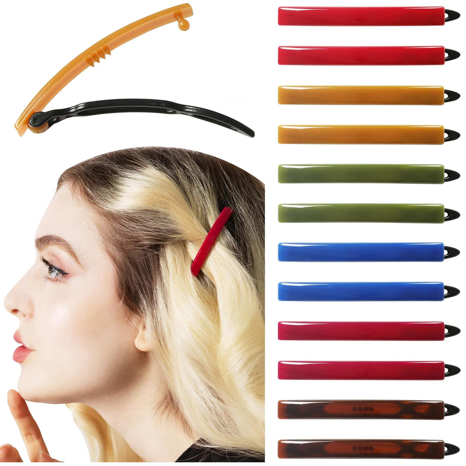 AURORA PIN 12pcs barrettes set in gift-ready packaging for versatile styling.