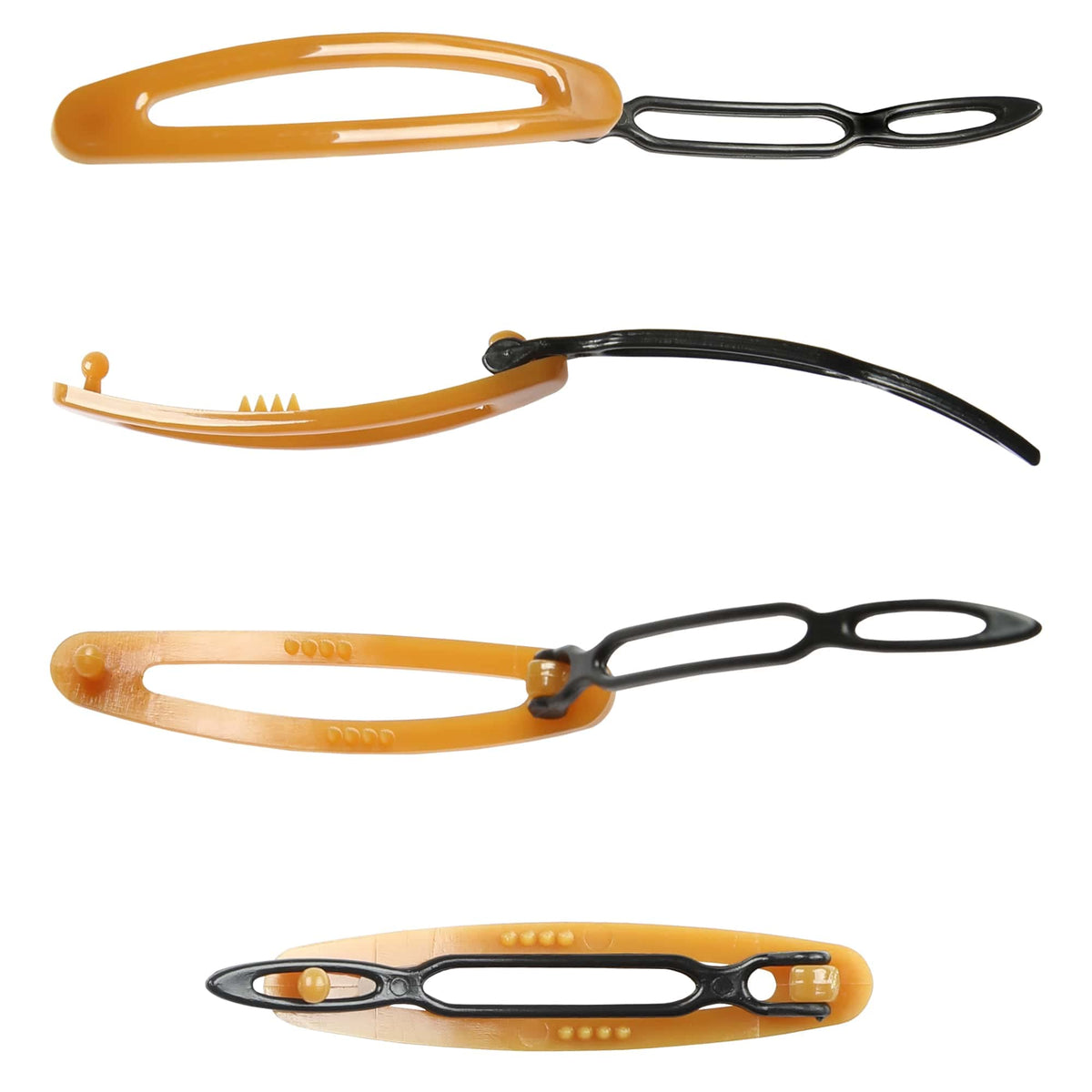 AURORA PIN color-variety barrettes add stylish accents for every outfit.