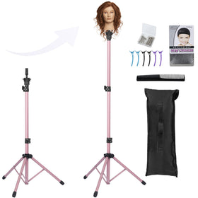 Auroras wig stand sturdy rotation during training supports confident demonstrations.