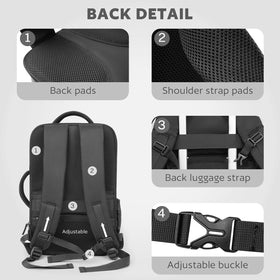 AUROTIER barber bag 180-degree opening provides easy visibility and access