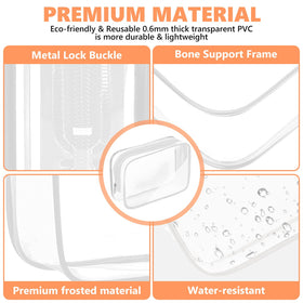 AURUZA large toiletry bag fits larger items like towels or toiletries.