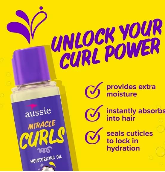 Aussie Miracle Moist hair shine result on dry, thirsty strands.