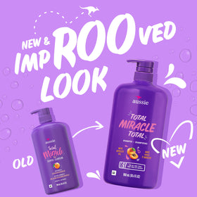 Foaming action close-up shows creamy lather for nourished strands