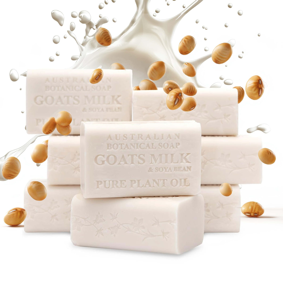 Australian Botanical Goat Milk Soap lather highlights rich cleansing for all skin types