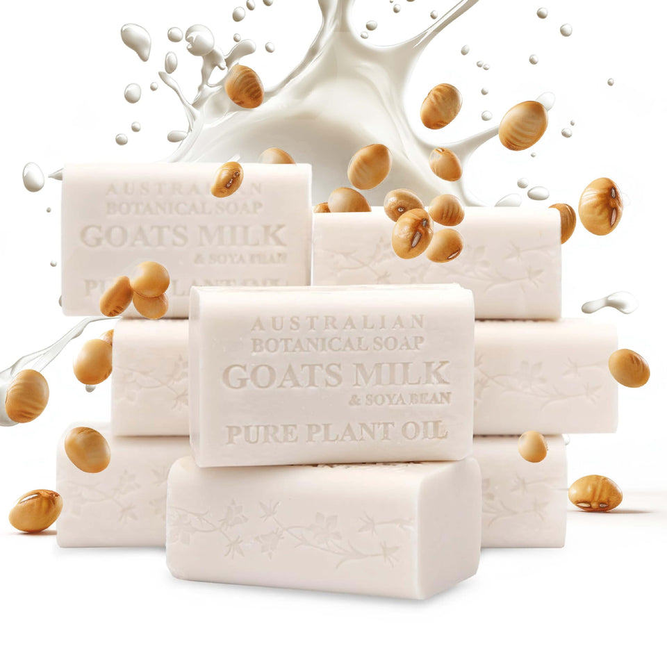 Australian Botanical Goat Milk Soap lather highlights rich cleansing for all skin types