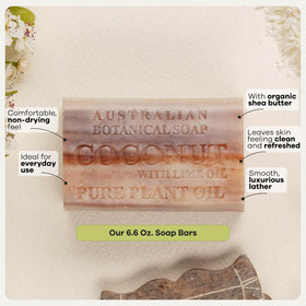 Australian Botanical Soap cruelty-free-bar: ethical choice for daily washing.