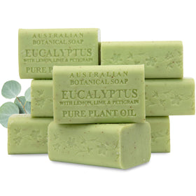Australian Botanical Soap eucalyptus-lemon-lime-petitgrain bar for a refreshing daily cleanse