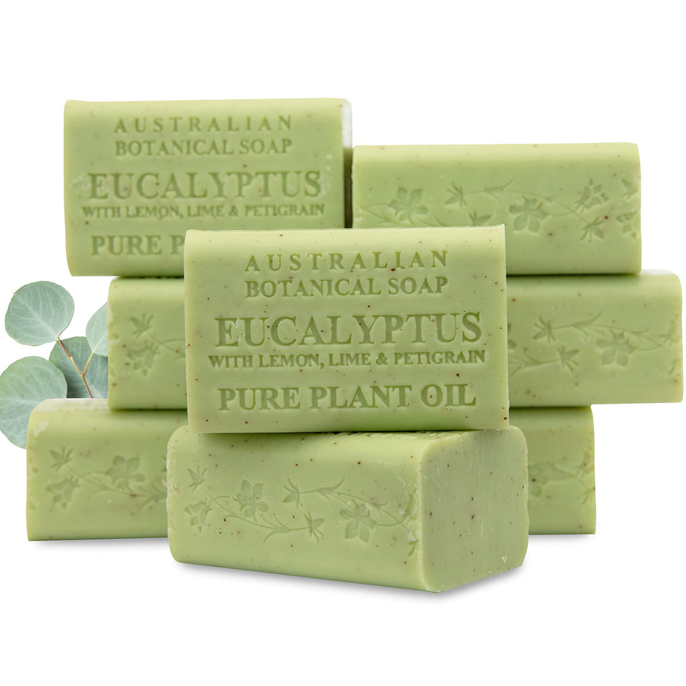 Australian Botanical Soap eucalyptus-lemon-lime-petitgrain bar for a refreshing daily cleanse