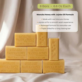 Australian Botanical Soap bar enriched with organic shea butter for skin nourishment.