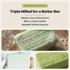 Australian Botanical Soap organic-shea-butter boosts skin hydration during wash