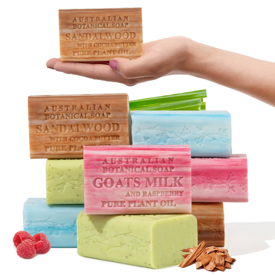 Australian Botanical Soap sandalwood cocoa butter bar for nourishing daily cleansing
