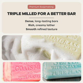 Australian Botanical Soap sea salt ocean minerals bar with crisp marine aroma