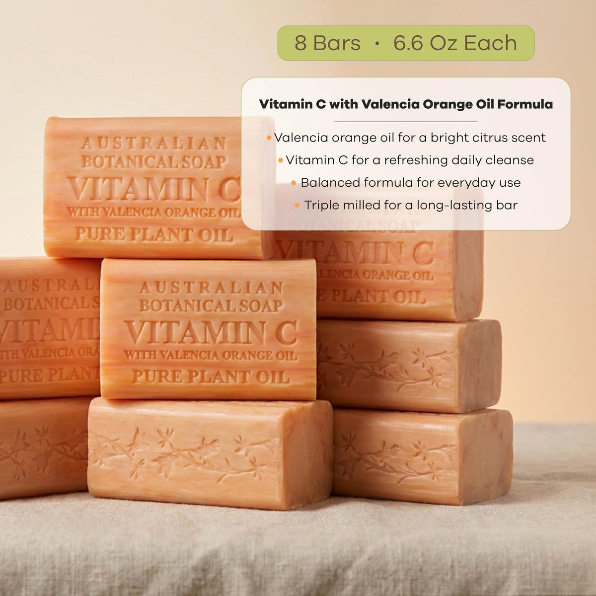 Australian Botanical Soap shea butter detail highlights nourishing base